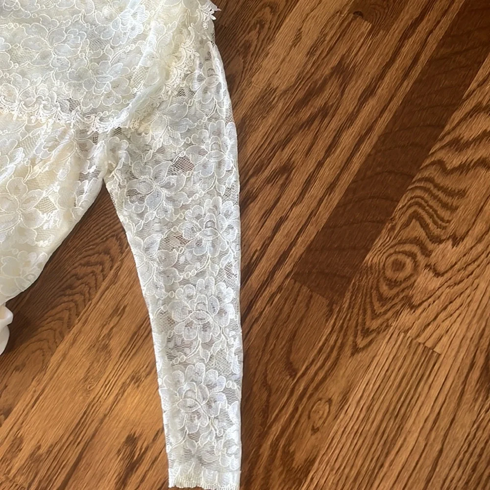 🤍Jessica McClintock Lacy Dress🤍 - Picture 10 of 13